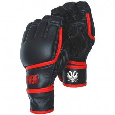 Tufwear vingerloze mma/zakhandschoenen leer
